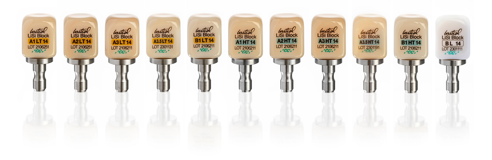 GC Initial LiSi block family all colors