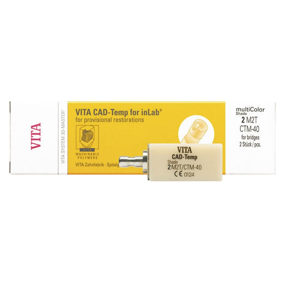 Vita CAD-Temp multiColor - CTM-40, 1M2, 2 pcs