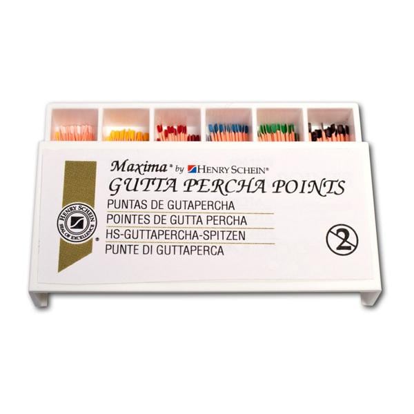 Gutta Percha Points CC - ISO 015, blanc