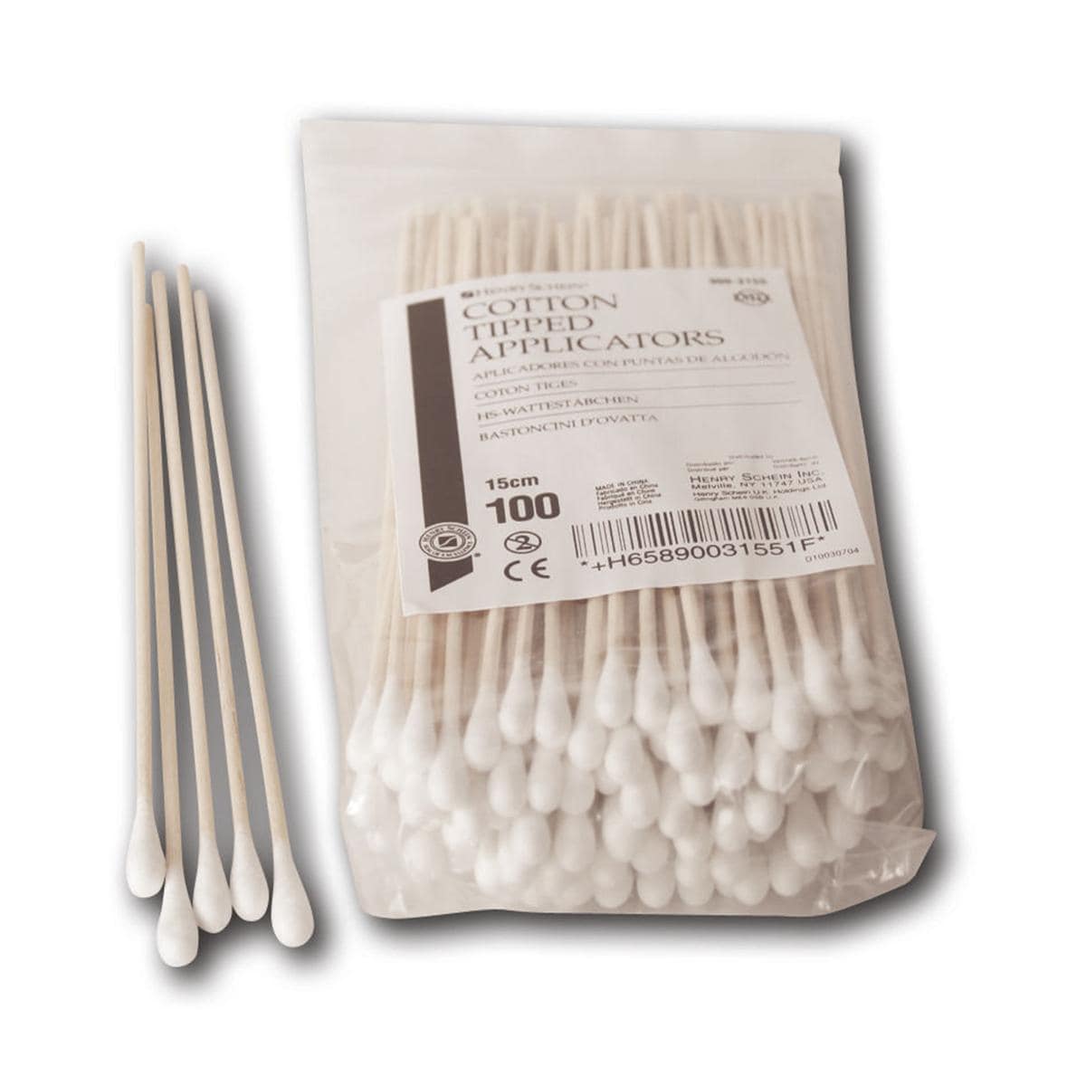 Coton tiges - Simple, 15 cm, 100 pcs