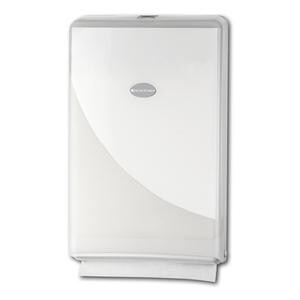 Handdoekdispenser breed - Parelwit