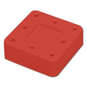 Bur Block magn�tique et couvercle 8-gats - Rouge 50Z400M