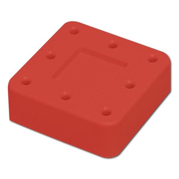 Bur Block magn�tique et couvercle 8-gats - Rouge 50Z400M