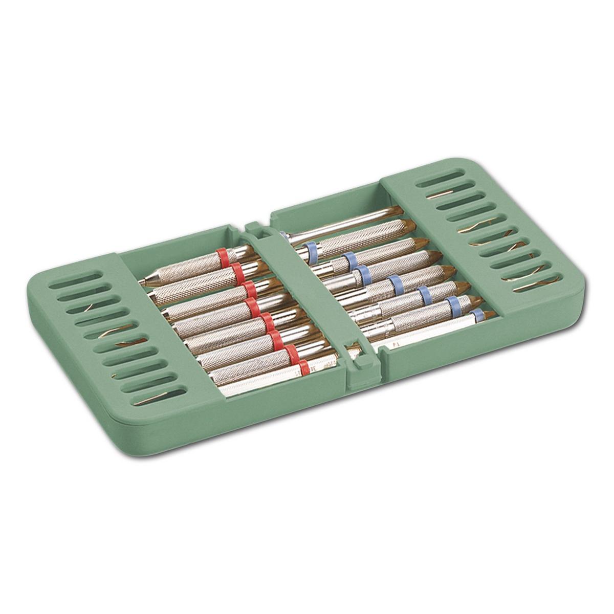 Cassette compacte - pour 8 instruments - 50Z915D vert