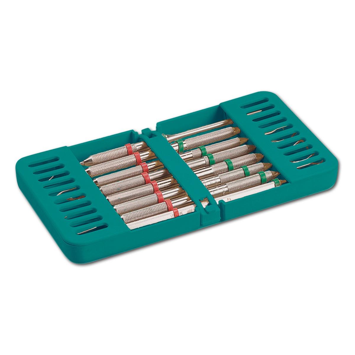 Cassette compacte - pour 8 instruments - 50Z915J turquoise