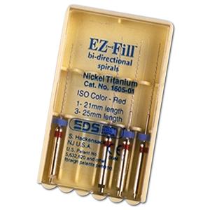 EZ-Fill NiTi spiraalvullers - ISO #25, 3 x 25 mm, 1 x 21 mm