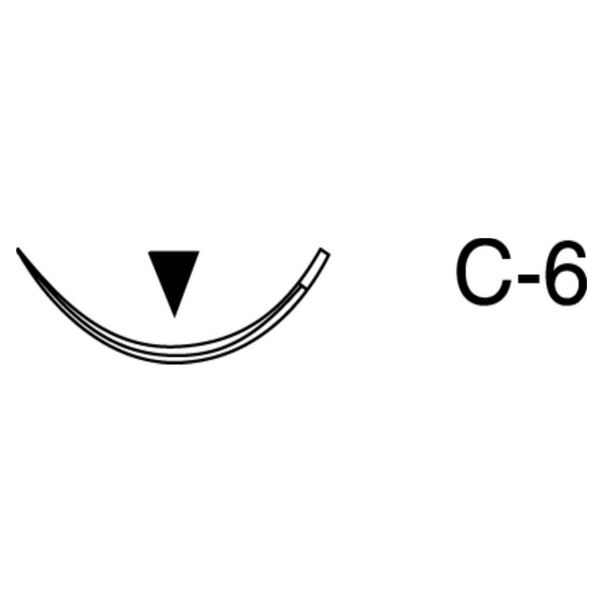 Polypropylene Perma Sharp - PSN8683P, 4-0 lengte 45 cm, naald C6 - 12 stuks