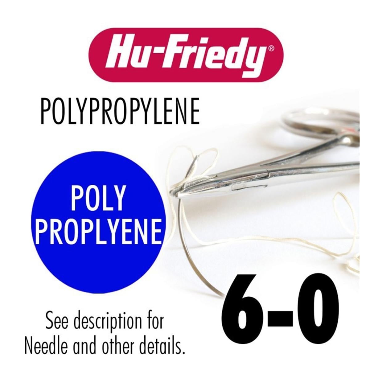 Polypropylene Perma Sharp - PSN8695P, 6-0 lengte 45 cm, naald C3 - 12 stuks