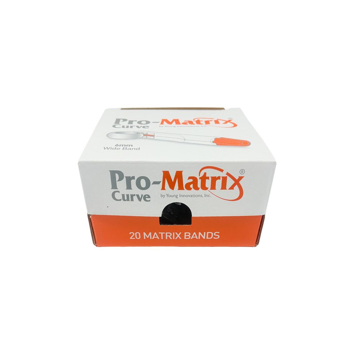 Pro-Matrix Curve - 6,0 mm wide orange, 20 pcs