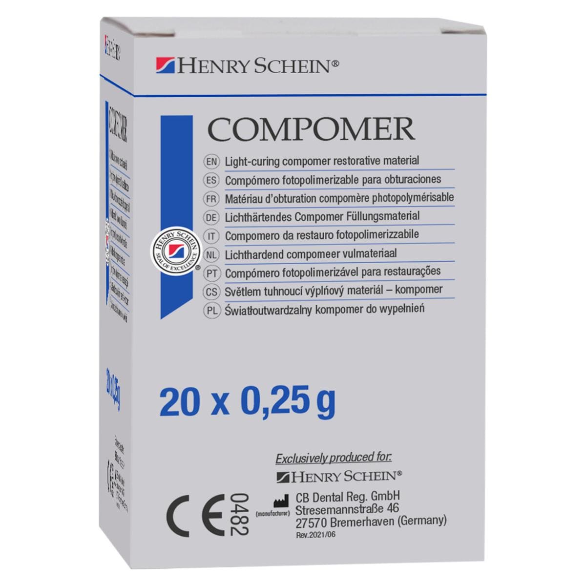 Compomre - A2 capsules, 20x 0,25 g