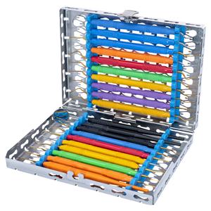 GALAXIE instrumentencassette 1/2 DIN - voor 10 instrumenten, 185 x 148 x 37 mm