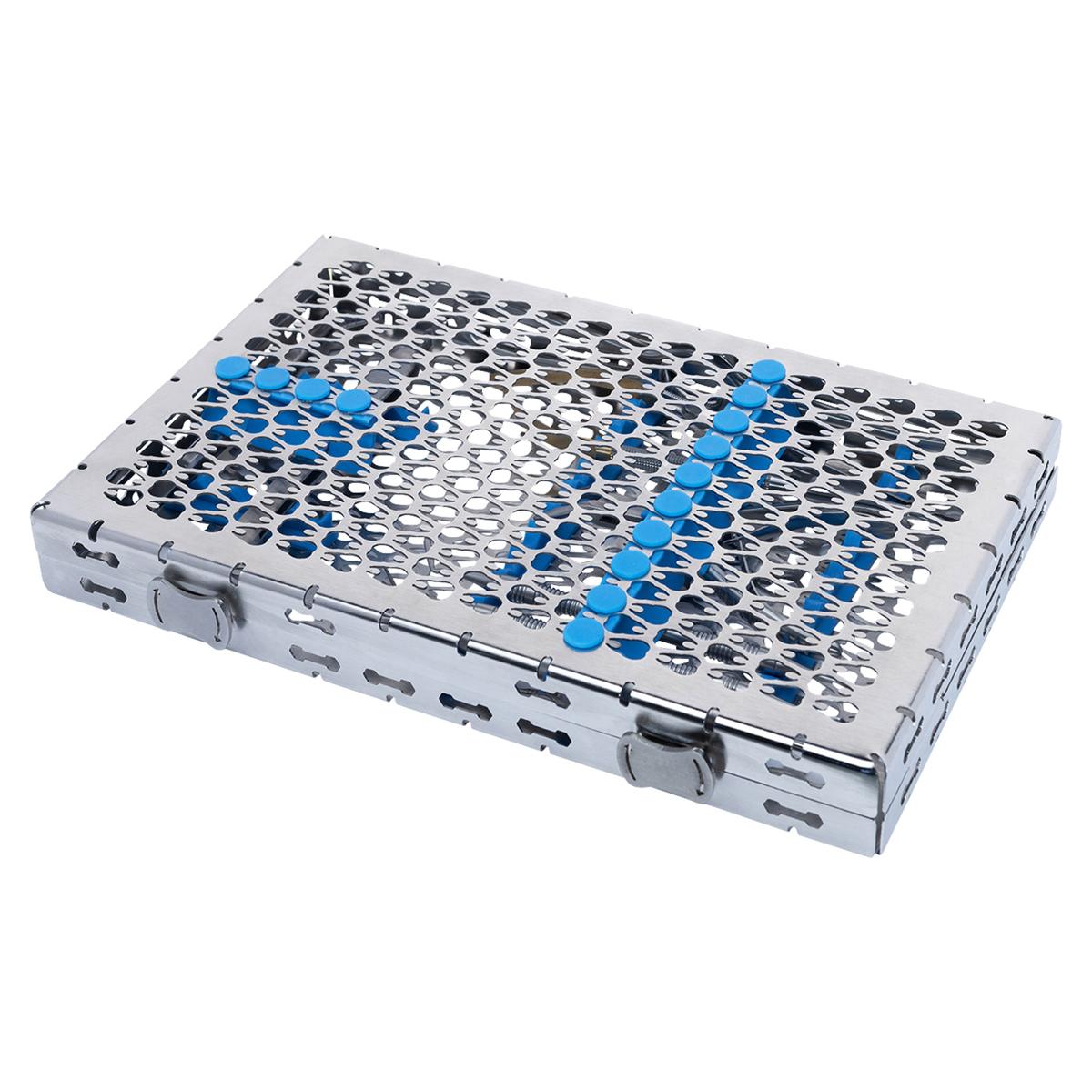 GALAXIE instrumentencassette Chirurgie DIN - voor 17 instrumenten, 285 x 183 x 37 mm