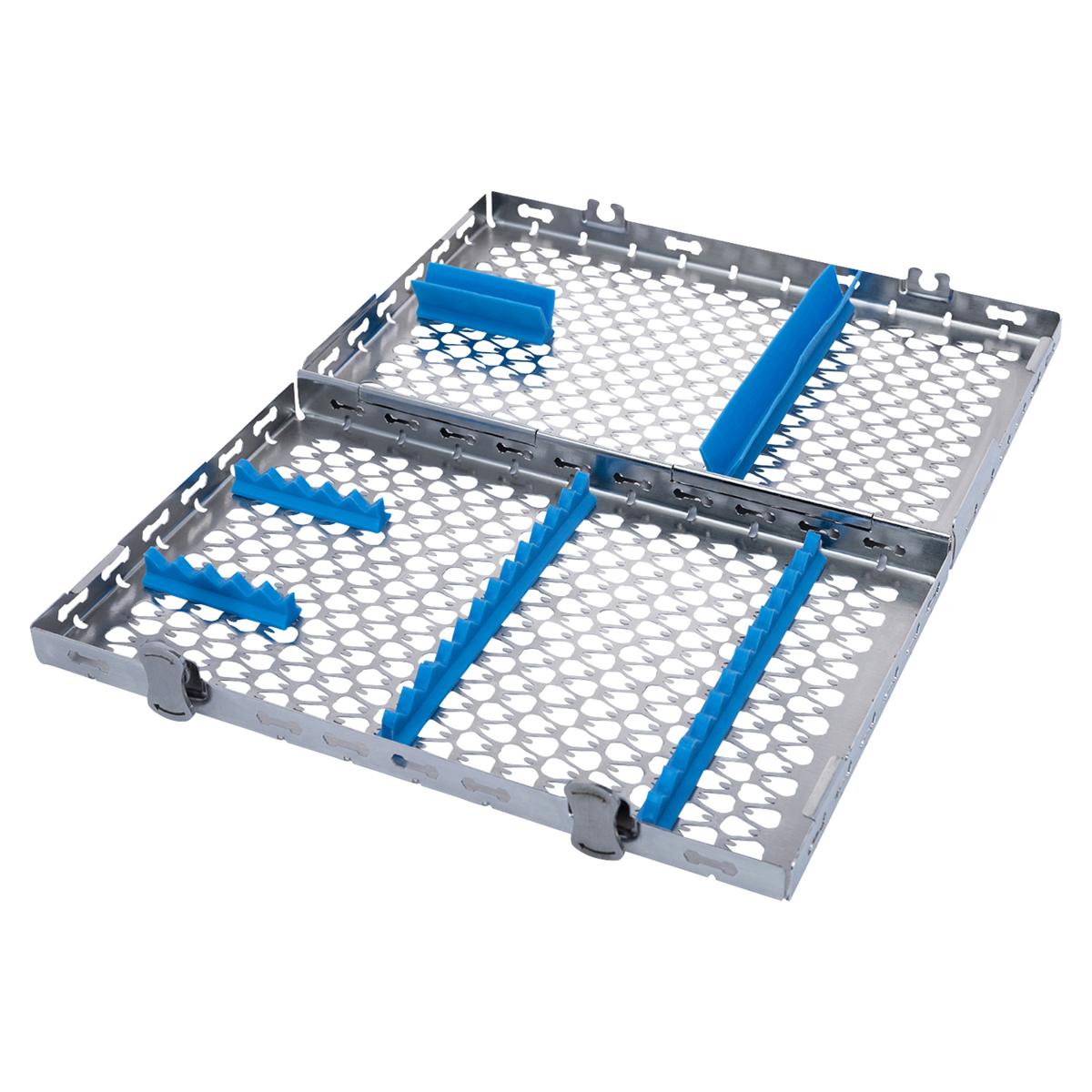 GALAXIE instrumentencassette Chirurgie DIN - voor 17 instrumenten, 285 x 183 x 37 mm