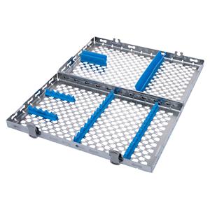 GALAXIE instrumentencassette Chirurgie DIN - voor 17 instrumenten, 285 x 183 x 37 mm