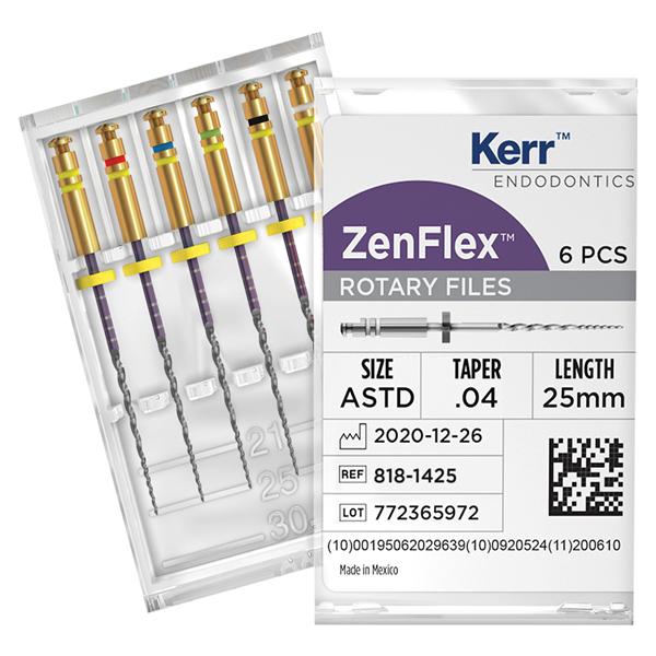 ZenFlex NiTi Rotary File - Assortiment Taper .04 - 25 mm