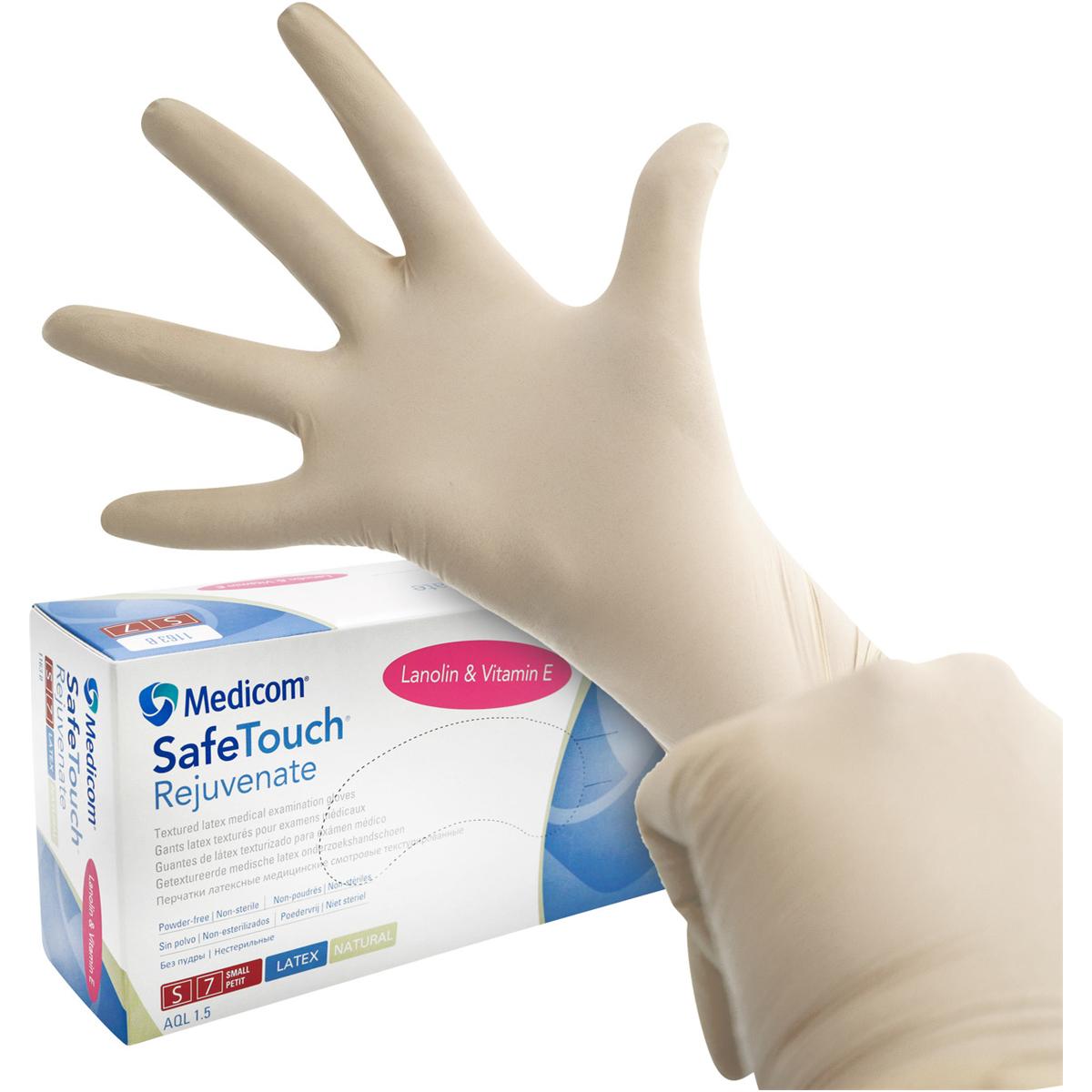 SafeTouch Rejuvenate Latex Poedervrij - S, 100 stuks