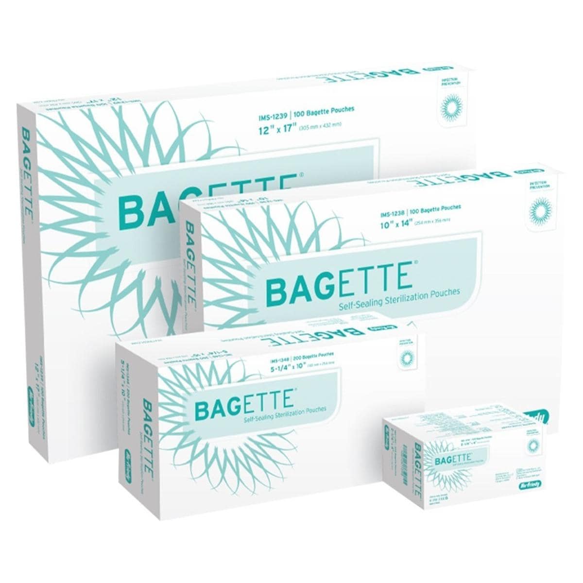 Bagette selfseal sacs de st�rilisation - Taille 305 x 432 mm, 100 pcs