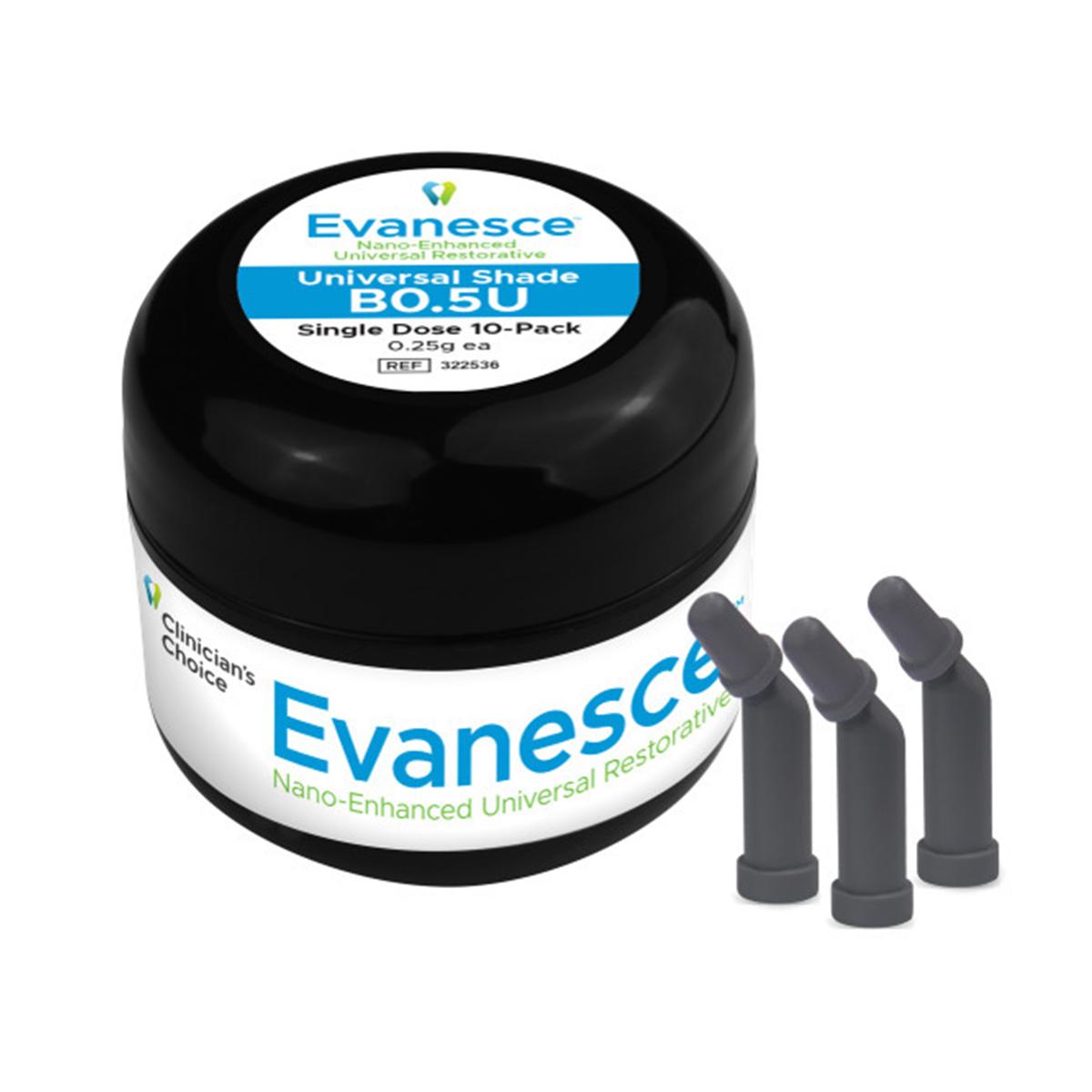 Evanesce Universal Shade - Embouts  dose unique - B0,5, 10x 0.25 g