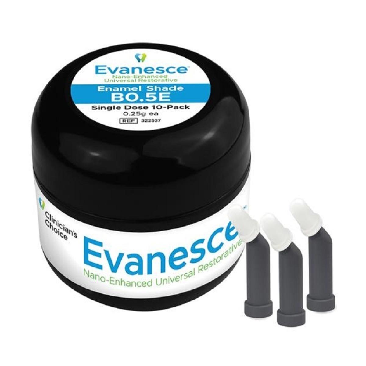 Evanesce Enamel Shade - Embouts  dose unique - B0,5, 10x 0.25 g