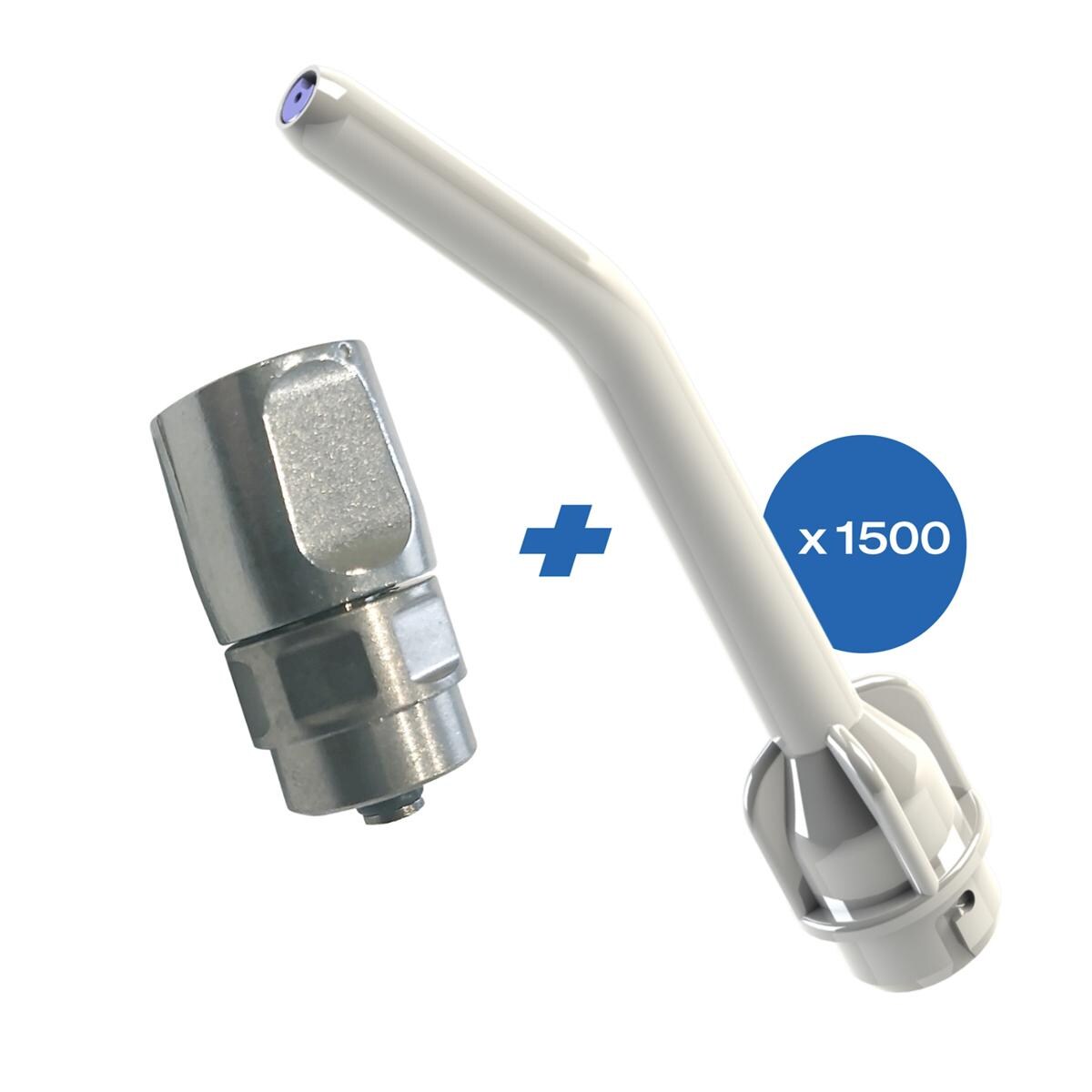 Pro-Tip Turbo Set de d�marrage - Adaptateur + 1500 embouts - LU135 Luzzani