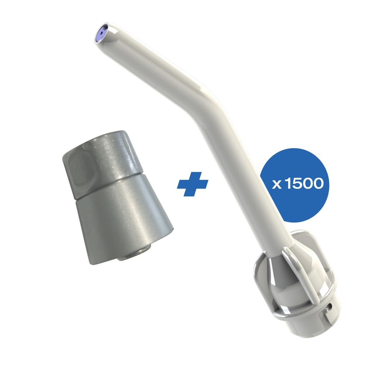 Pro-Tip Turbo Set de d�marrage - Adaptateur + 1500 embouts - SE137 Sirona Sprayvit