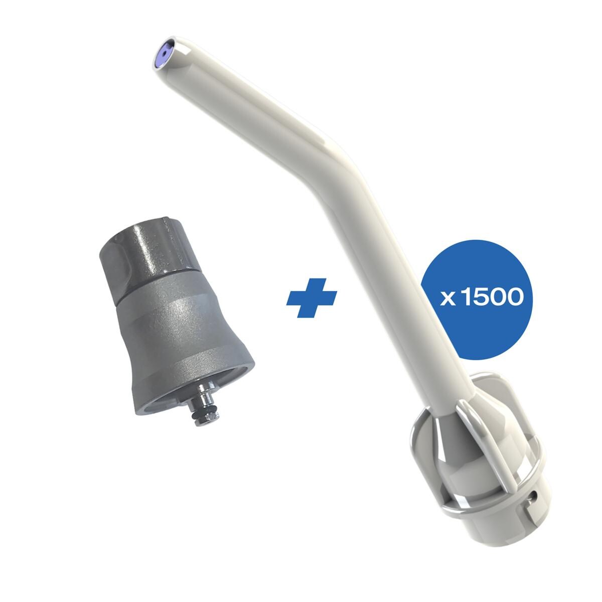 Pro-Tip Turbo Set de d�marrage - Adaptateur + 1500 embouts - LU146 Luzzani