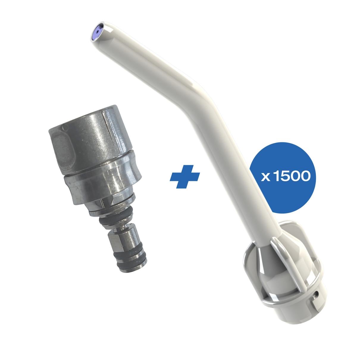Pro-Tip Turbo Set de d�marrage - Adaptateur + 1500 embouts - CE153 CEFLA