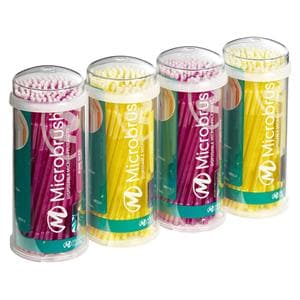 Microbrush - Emballage en Tubes - MFA400 - Fin, jaune / rose, 2x 200 pcs