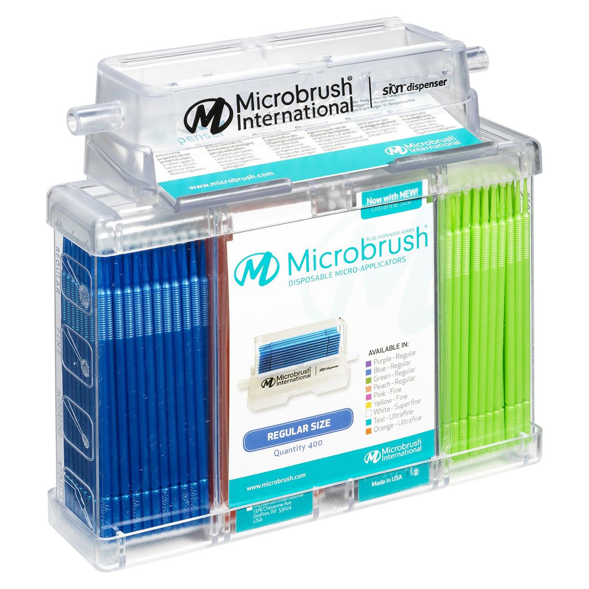 Microbrush Plus dispenser Kit Regular - PR400KIT - Kit distributeur d 'applicateurs, couleurs assorties, standard (2,0 mm)