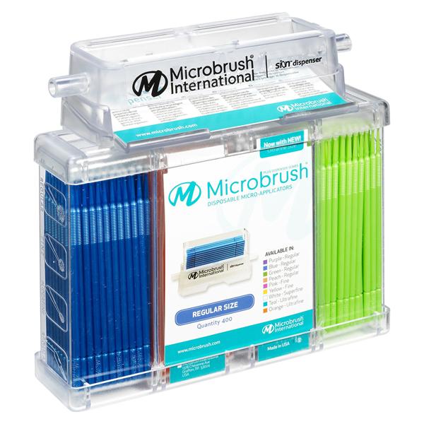 Microbrush Plus dispenser Kit Regular - PR400KIT - Kit distributeur d &#39;applicateurs, couleurs assorties, standard (2,0 mm)