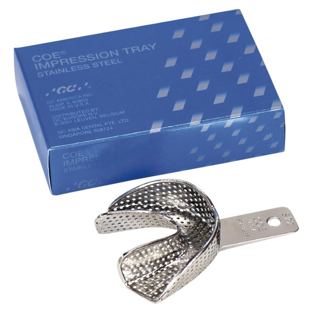 Coe Impression Trays non perfor�s en acier inoxydable - en bas - S22 small