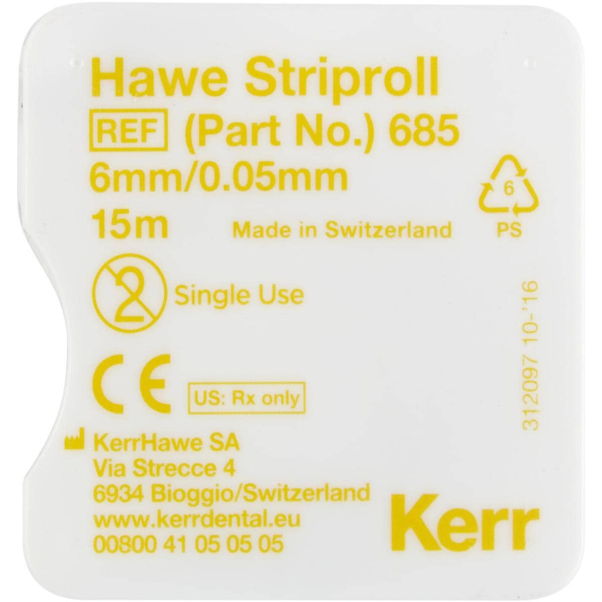Hawe Striproll - Nr. 685 6 mm 0,05 mm