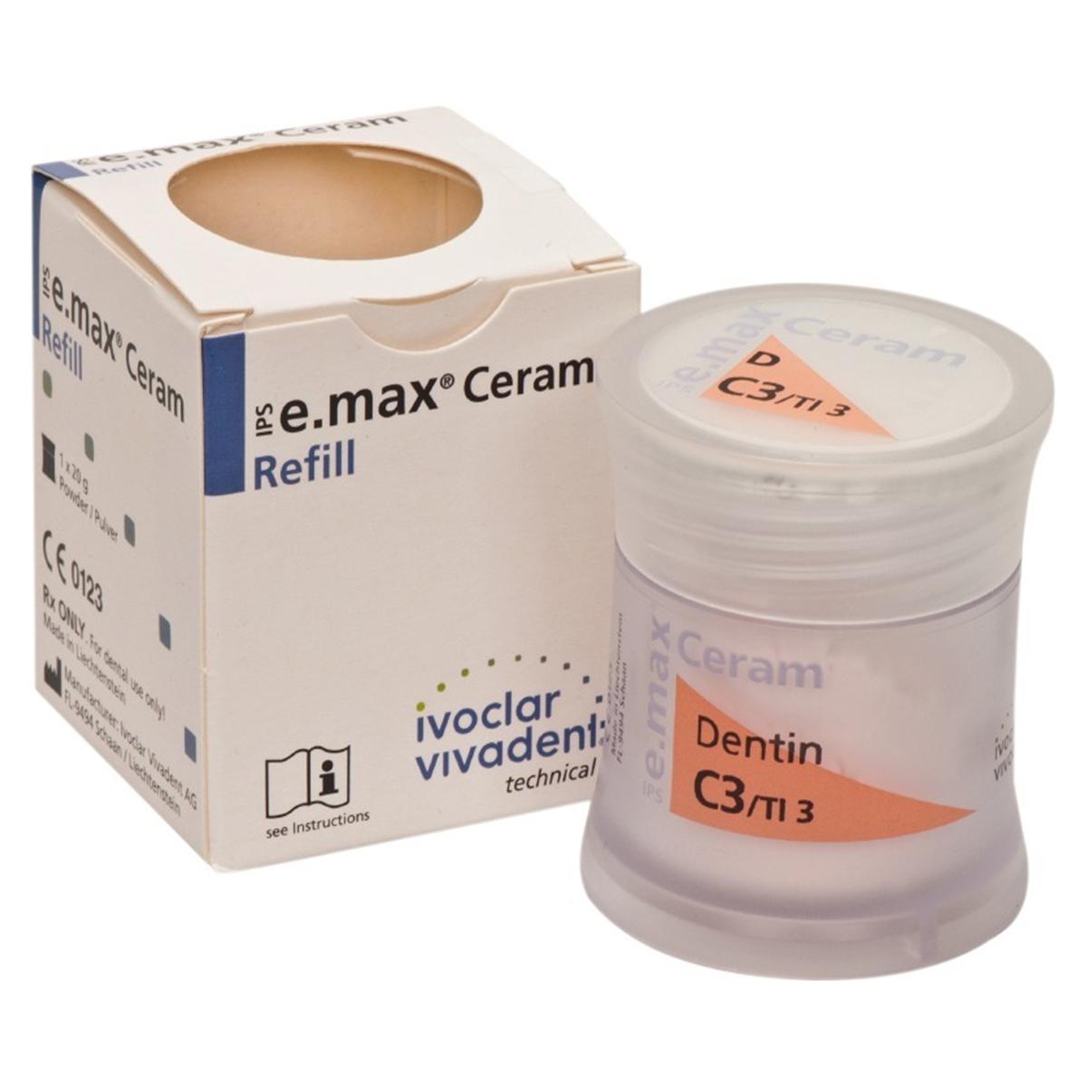 IPS e.max Ceram Dentin A-D - navulling - Dentin C3