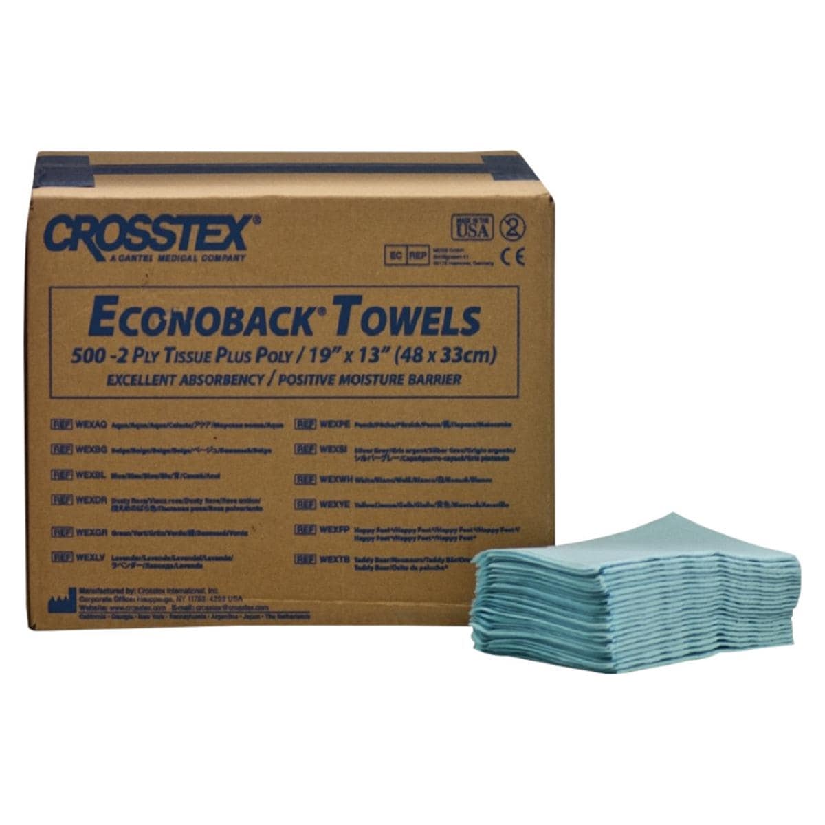 Pati�ntservetten - Blauw, 500 stuks