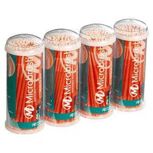 Microbrush in Tube verpakking - Regular (2,0 mm) oranje, 100 stuks