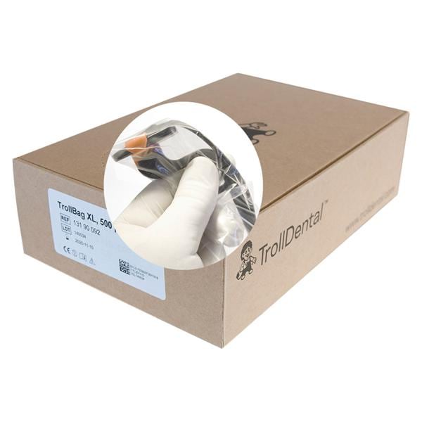 Trollbag sensor hygienehoesjes - XL, hoesjes voor zowel sensor als sensorhouder, 500 stuks