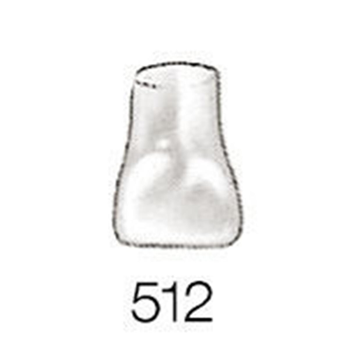 Couronne provisoire pour enfants - recharge - Incisives centrales, 512, 5 pcs