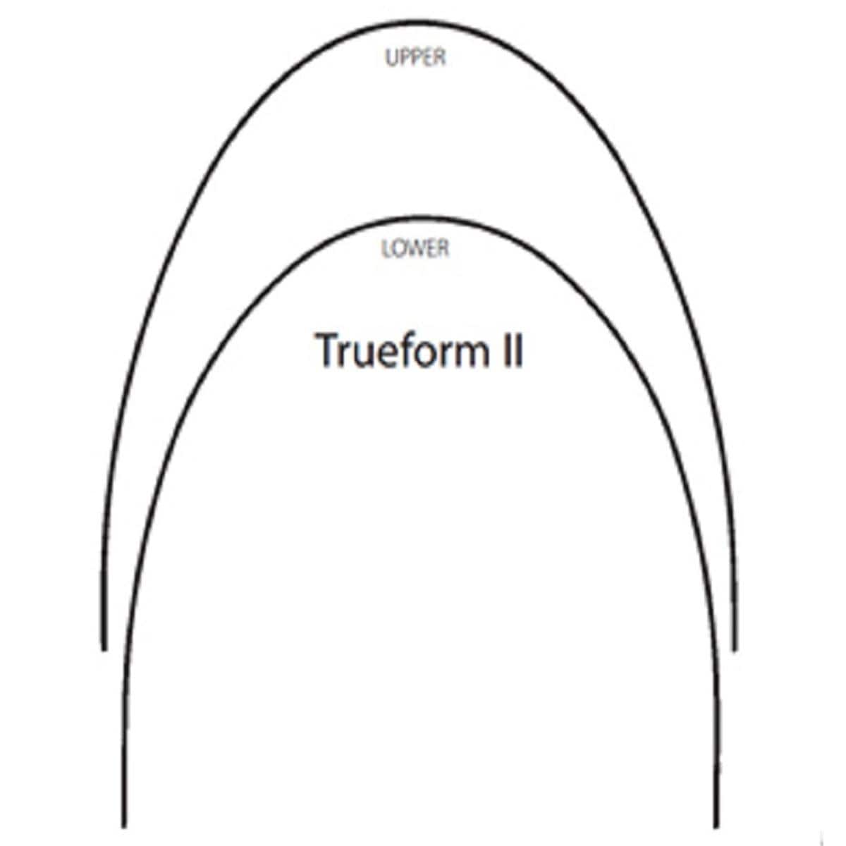 Draad RVS Trueform II, rond - Boven, .018 - 25 stuks