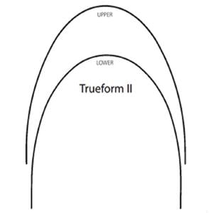 Draad RVS Trueform II, rond - Boven, .018 - 25 stuks