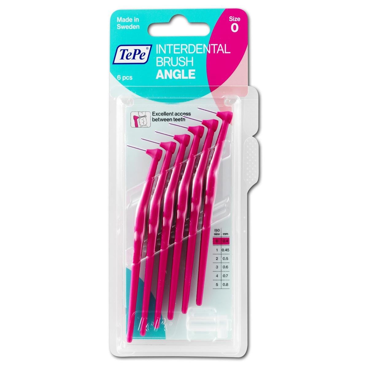 Brossettes interdentaires Angle - rose, 0,4 mm