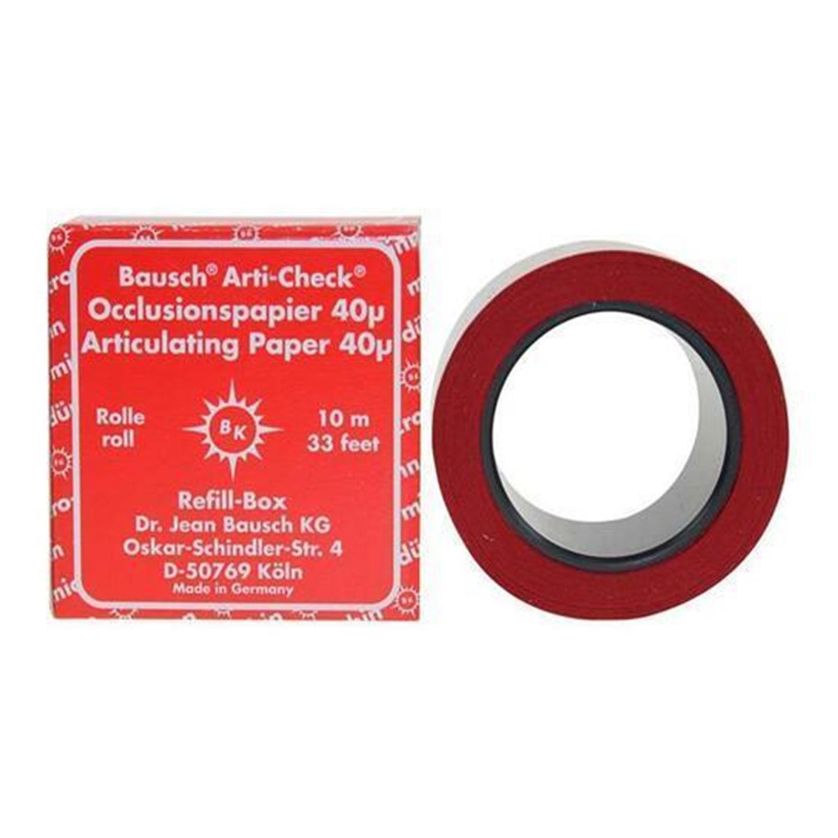 Papier � articuler micro-fin sur rouleau - recharge - Recharge rouleau, 22 mm x 10 m, BK 1016 rouge