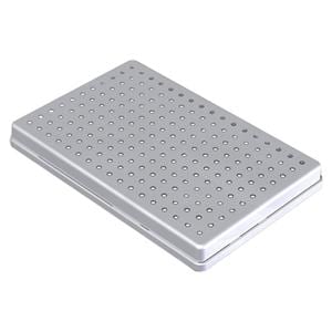 Couvercle pour plateau non-perfor�e en acier inoxydable, 28 x 18 cm -