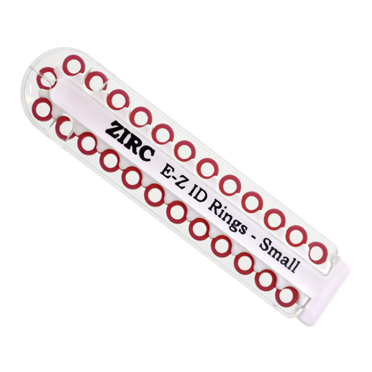 E-Z ID markeringsringen Small � 3 mm - enkelverpakking - Rood 70Z100M