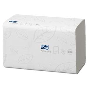 Tork Advanced essuie-mains - 25 x 23cm, Z-fold, blanc, 3750 pcs