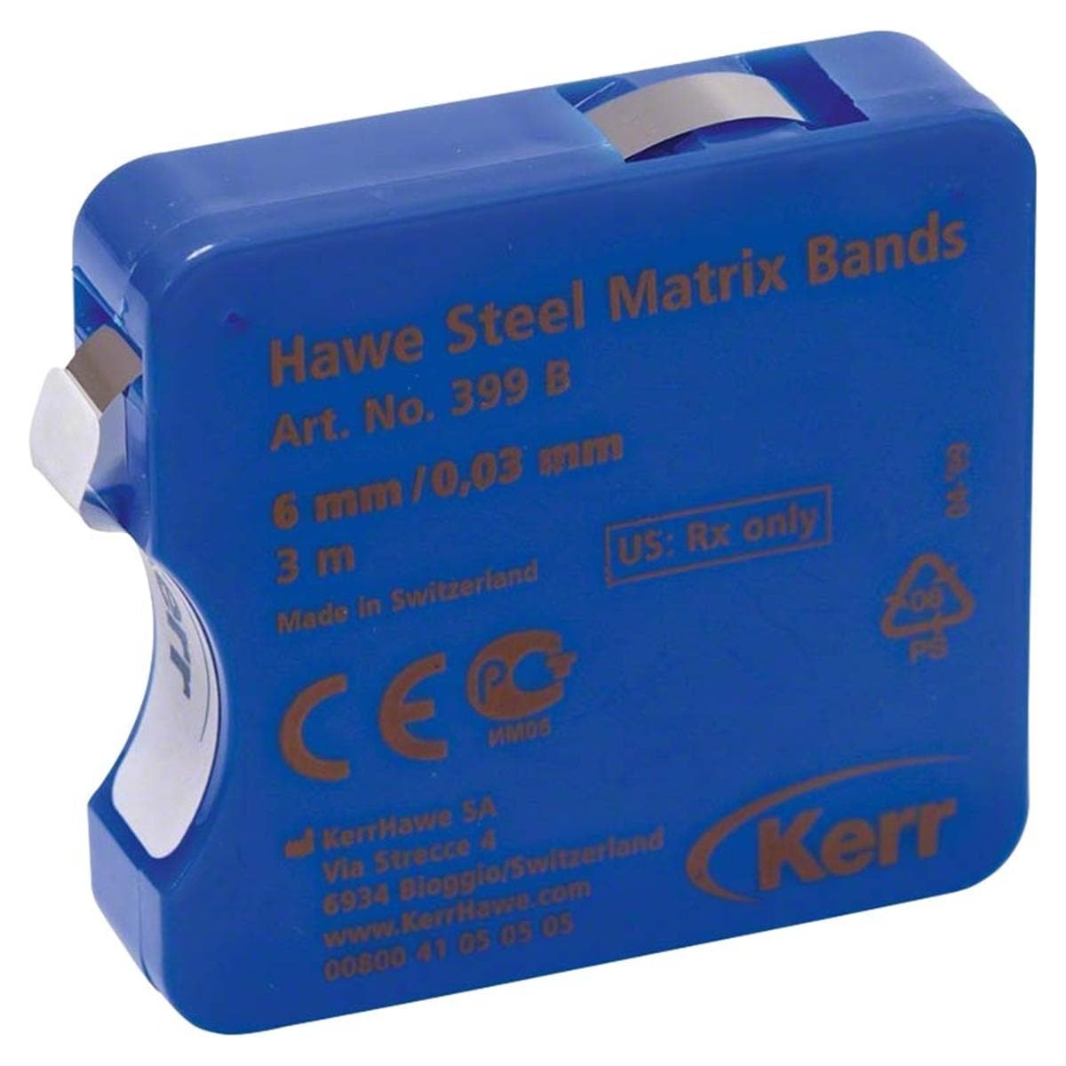 Hawe Steel Matrix Bands - 399 B, 6 mm 0,03 mm