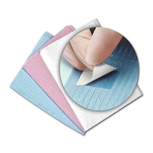 Serviettes patients - Bleu, chane libre avec bande adhsive