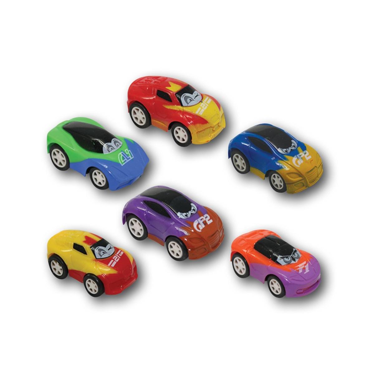 Auto's - Pull Back auto's Assortiment, 36 stuks