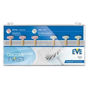 DIACOMP Plus Twist - Set - CA 343, � 10 mm, 6 pcs