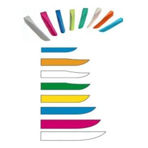 Coins interdentaires en bois d'�rable - recharge - 22-70 blanc, 100 pcs