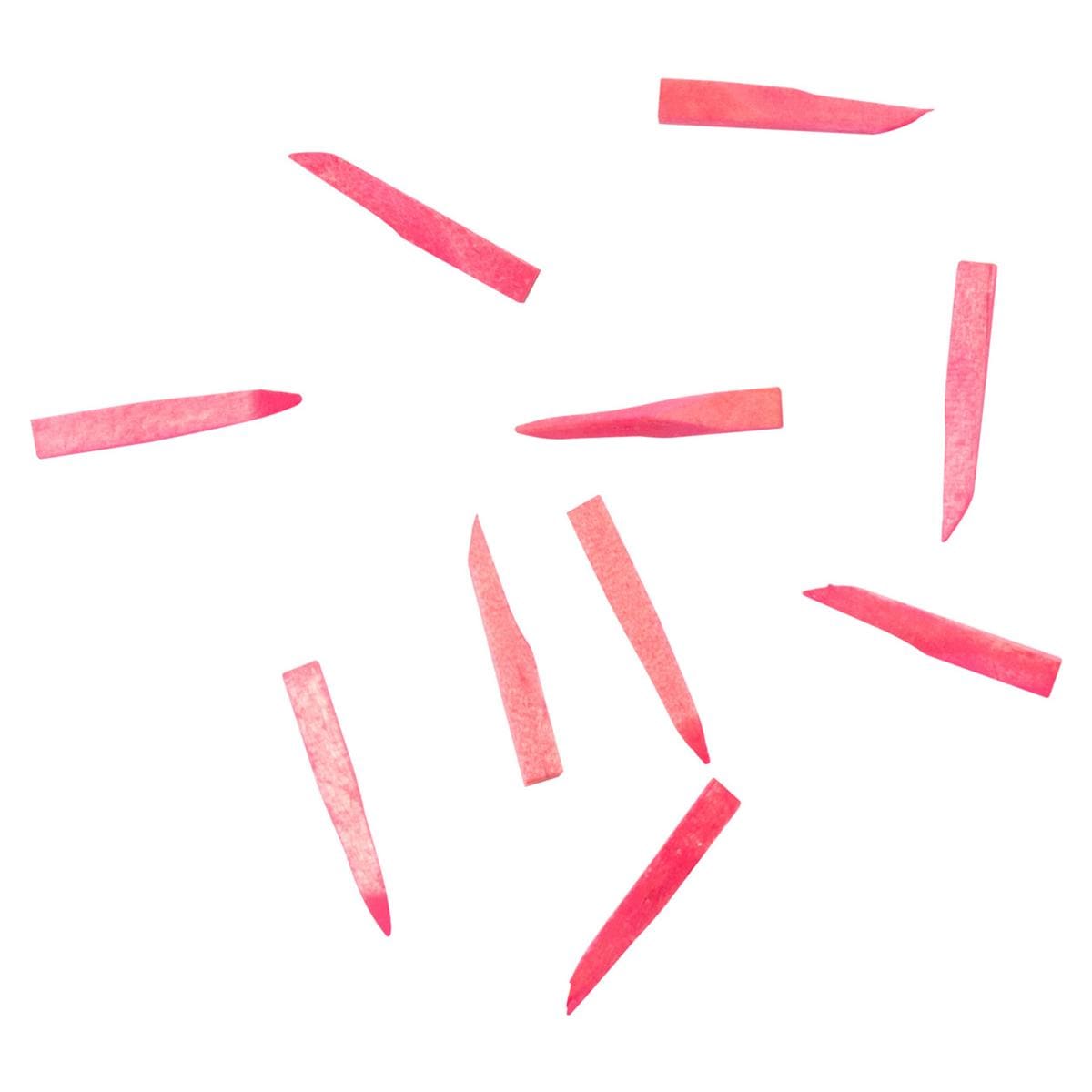 Coins interdentaires en bois d &#39;rable - Taille 2, rose - 100 pcs